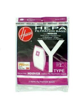 Hoover Type Y HEPA Vacuum Bags, 6 bags for WindTunnel Upright